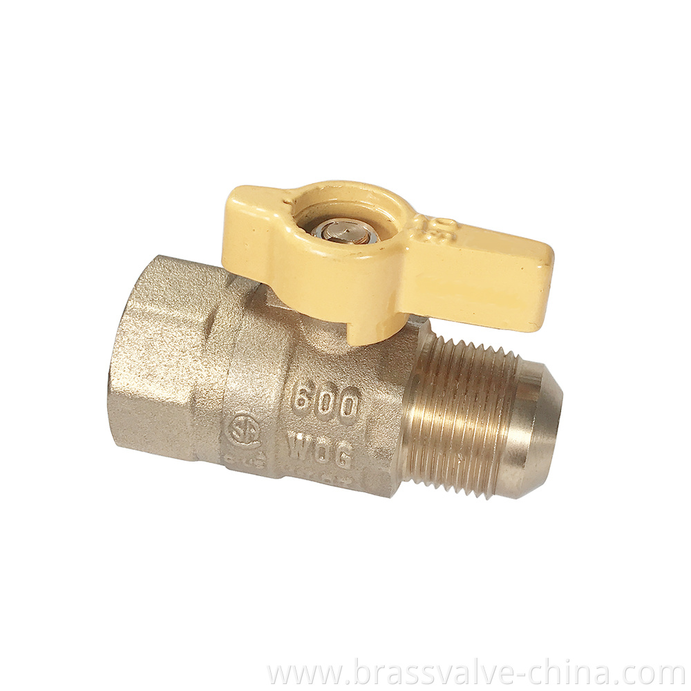 Brass Flare Xfip Gas Ball Valve 2 Jpg